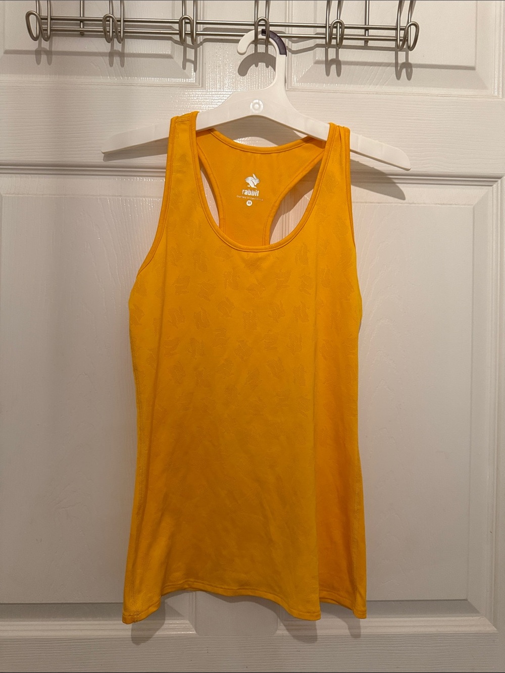 Rabbit Women's Yellow Bunny Hop Racerback Tank Top